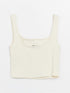 LC Waikiki Women's U-Neck Straight Crop